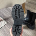 Ash  Black Leather Combat Boots Chic Platform Photo 4