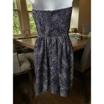 Devlin Dress Size Small Strapless Blue White Quilted Smocked Mini from Nordstrom Photo 12