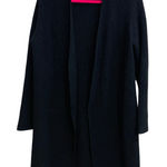 COS  Mohair Wool Blend Longline Cardigan Open Front Black XS Old Money Luxury Photo 0