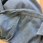 British Khaki Vintage  blue denim button down casual shirt 100% cotton size M Photo 3