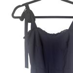 O.P.T Chiffon‎ Ruffled Mini Dress Black Sz XS Photo 3