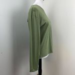 Roberto Collina Military Green Fine Knit Long Sleeve T Photo 2