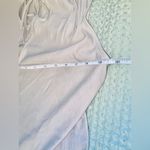 ZARA NWT Small  midi v-neck laces dress Sleeveless Cream Dress with Ruffle Hem Photo 11