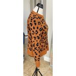 Old Navy  Womens Sweater Sz Small Long Sleeve Animal Cheetah Safari Neutral Boho Photo 7