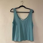 Tularosa  Green Nora Tank Top in Aqua Splash Large Photo 1