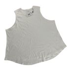 Universal Standard  Womens 3XL White Pima Cotton ribbed Sleeveless basic Tank Top Photo 4
