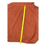 Cozy Orange Cowl Neck Sweater Chunky Cropped size M Size M Photo 3