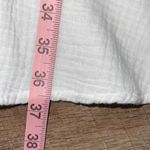 LAmade Andria Gauze Women’s Long Sleeve Tie Waist Button Front Shirt Dress White Size M Photo 14