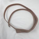 Women faux leather stretch waistband belt brown Photo 1