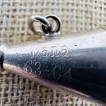 Sterling Silver Cheerleader Megaphone Charm Pendant Vintage 3/4" Dana Engraved Photo 8