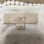 Loft  White Eyelet Lace Sleeveless Blouse Size XS Photo 1