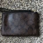 Coach  Brown and Black Signature Wristlet Photo 4