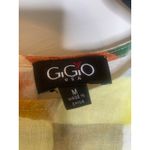 GiGio Geometric Art to Wear Overshirt Asymmetric Sz Medium Green Photo 6