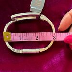 NWT Hammered Metal Hinge Bangle Bracelet Photo 7