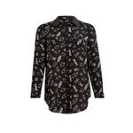 Torrid  Betsey Johnson Plus Size 5X Top Love Kiss Black Button Down Shirt 1196‎ Photo 3