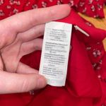 Madewell  red silk floral mini dress Photo 4