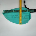 KAVU  Sling Bag Teal Green Neon Yellow Zip Crossbody Fanny Pack Photo 6