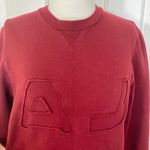 Armani Jeans burgundy logo sweatshirt, cotton crew neck long sleeve top Size undefined Photo 9