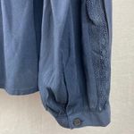 Gap  Steel Blue Boho Peasant Long Sleeve Top S Small NEW Photo 3