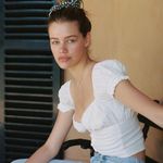 With Jean With Jéan Louie Top in White | Size S Photo 2