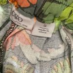 Cato  Floral Wide Leg Pants Womens Small Green Orange‎ Tropical Print Photo 4