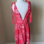 House Of Harlow 1960 Bandana Print Dress Red Size M Photo 4