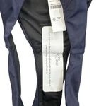 ANDIE NWT J.Crew Curved Waist Mid Rise High Leg Cheeky Bikini Bottom Swim S Navy Blue Photo 8