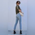 AGOLDE  Merrel High-Rise Raw Hem Low Stretch Straight Denim Jeans Size 26‎ Photo 3