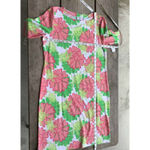 Crown & Ivy  Womens Dress Size XS Pink Green White Sea‎ Turtles Flowers Beach NEW Photo 5