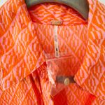 Free People NEW Rillo Beach Summer Shirtdress Extra Small Orange Pink Photo 8