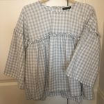 Topshop Gingham Blouse Photo 0