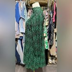 Free People  Simone Mock Neck Lace Mini Dress Green XS Photo 5