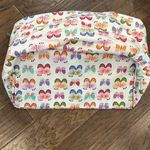 Matilda Jane overnight weekender luggage bag tote floral print butterfly liner Photo 6
