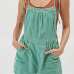Urban Outfitters  Teal Sleeveless Jumpsuit Photo 2