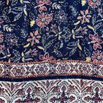 Faded Glory  Navy and Pink Floral Long Sleeve Dress Large 12 - 14 Photo 4