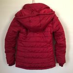 Rampage  Womens Puffer Jacket Size Small Zipped Front Polyester Red Photo 3