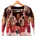 Anthropologie SLEEPING ON SNOW Loops & Angles Knit Cozycore Cardigan Size S Photo 5