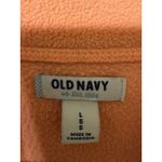 Old Navy  Womens Jacket‎ Fleece Pullover Navy Collar 1/4 Zip L Photo 2