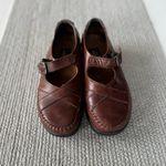Vintage Dexter Walkmocs Cognac Brown Genuine Leather Maryjane Loafers Flats Sz 7 Photo 6