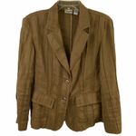 Chico's Chico’s Lined Ribbed Blazer Jacket Size 1 Medium 8 Photo 0