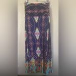 Winwin Convertible Maxi Skirt / Strapless Dress Multicolor Paisley Floral L-XL Photo 12