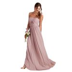 Birdy Grey  Chicky Mauve Convertible Bridesmaid Dress XS NWT Floor Length Photo 3