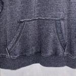 Hippie Rose  WASHED BLACK L/S SWEATSHIRT QUARTER ZIP KANGAROO POCKET SIZE M NWTS Photo 5