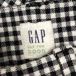 Gap Black White Gingham Checkered Plaid Stretch Skinny Ankle Casual Pants Size 2 Photo 3