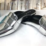 Qupid NEW Swirl Metallic loafer slides Sz 5.5 Photo 1