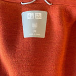 Uniqlo burnt orange zip up sweater size xs Photo 3
