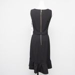 Calvin Klein . Women's Scuba-Crepe Belted Ruffle Mini Dress. New! Photo 2