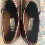 Munro  American Women's Brown Leather Chunky Heel Secretary Chic Loafer Size 6.5N Photo 4