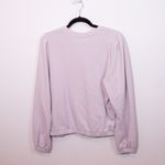 Nation LTD Daryl Femme Puff Long Sleeve Crew Neck Pullover Sweatshirt Sweater L Photo 3