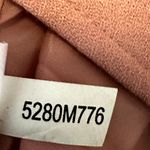 Tahari Trench Coat Full Zip Front Chest Hand Flap Pockets Stand Collar Pink 14 Photo 4